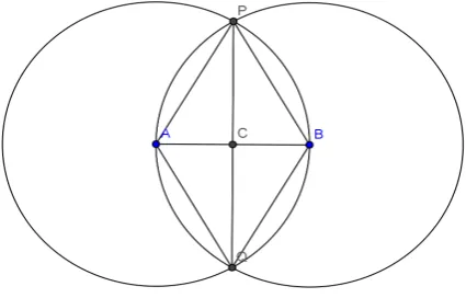 Figure 2.1: Construction of a Midpoint