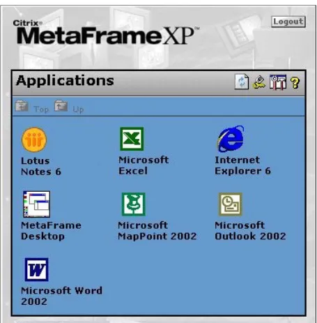 Figure 1-4   Example Web Interface window