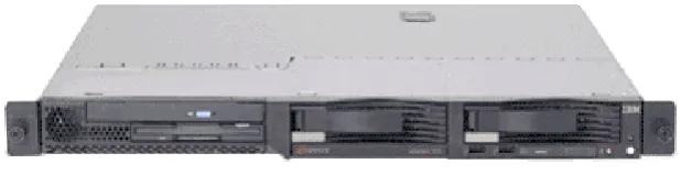 Figure 2-1   xSeries 335 dual processor server 1U high