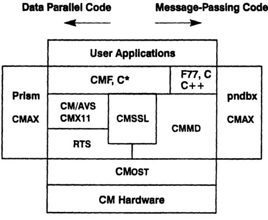 Figure 2. CM-5 software.