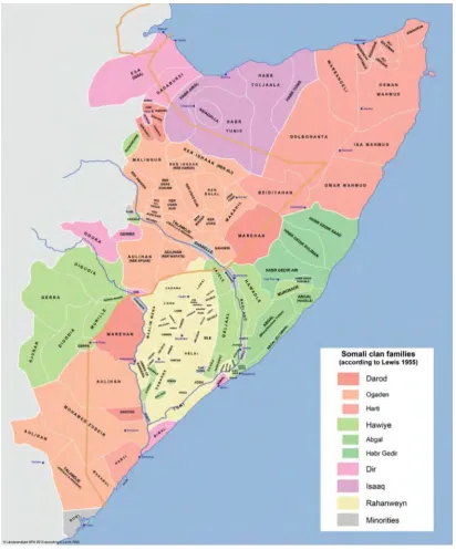 Figure 2: Map by Lewis 