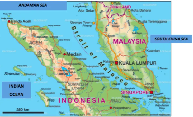 Figure 1 : The Straits of Malacca and Singapore 