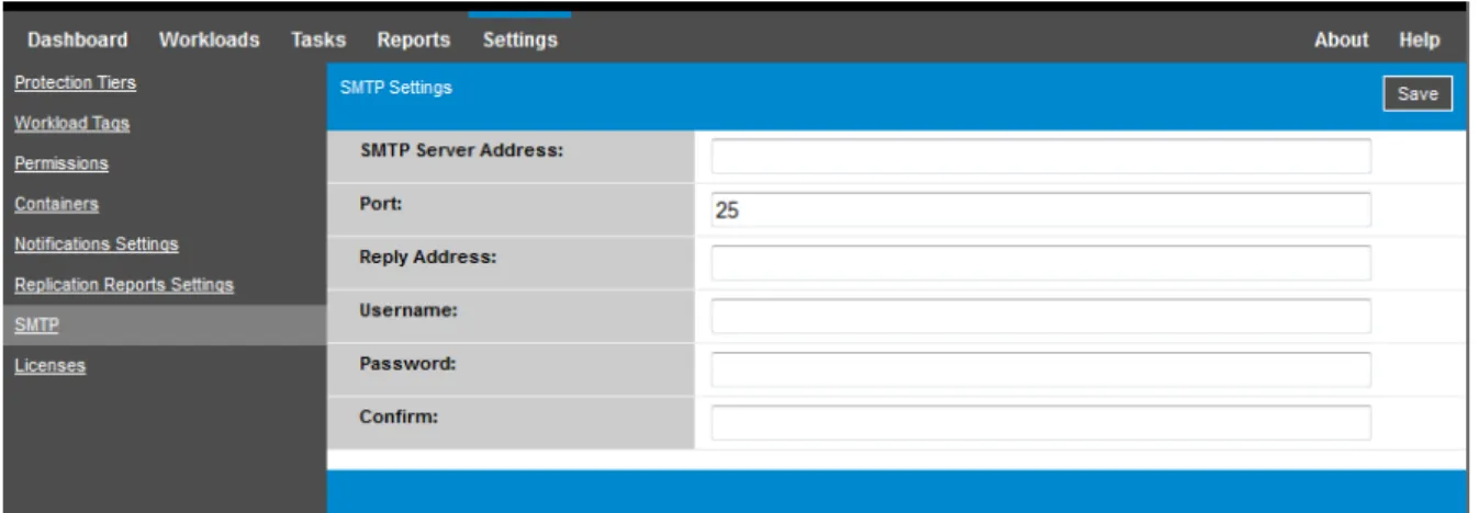 Figure 2-1    Simple Mail Transfer Protocol Settings