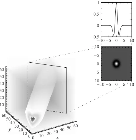 Figure 8: Example of beamlet function.