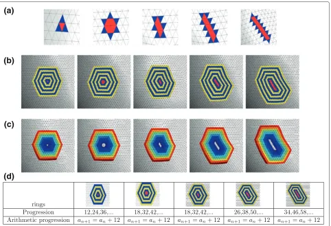 Figure 2 ORF construction variants: (a) Examples of root contours. (b) Their corresponding ORF rings