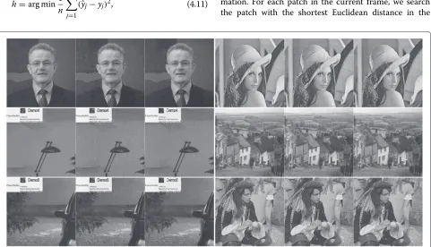 Table 3 Comparison among diﬀerent algorithms on PSNR (dB)