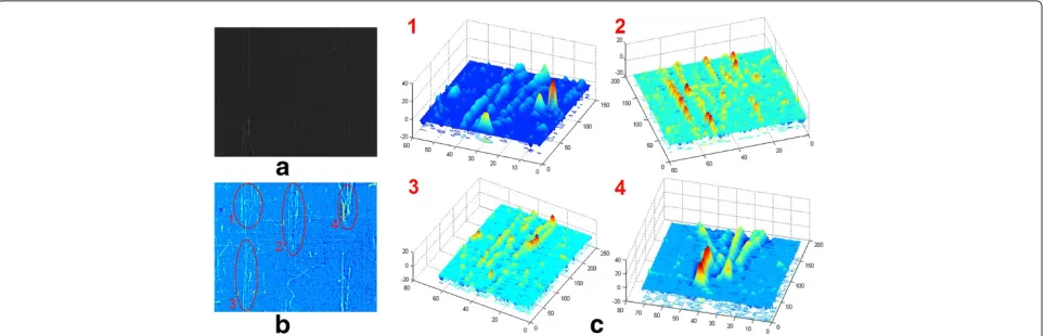 Figure 1 The comparison of two kinds of scratch.adjacent frames with the type of discontinuous scratch