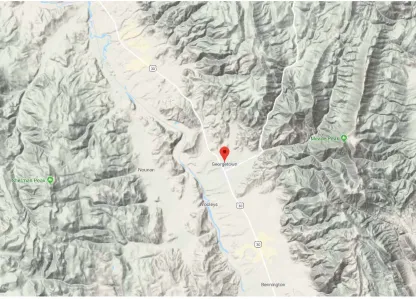 Figure 3.1: Google Earth Image of the Study Area 