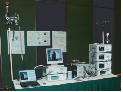 Figure 1: Real-time MIMO test-bed at a presentation at Globecom2003.