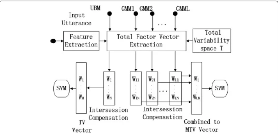 Figure 1 The proposed TV and MTV language recognition systems.