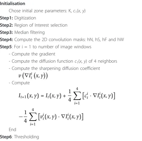 Table 2 Algorithm of the Shin-Du model