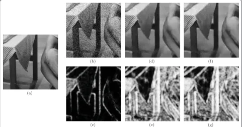 Table 1 SSIM and PSNR comparisons of image denoising results
