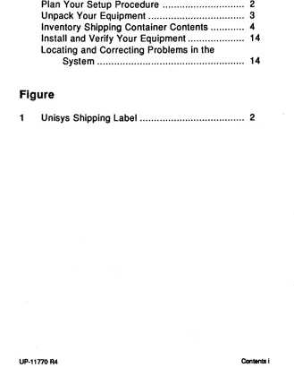 Figure 1 Unisys Shipping Label ..................................... 2 