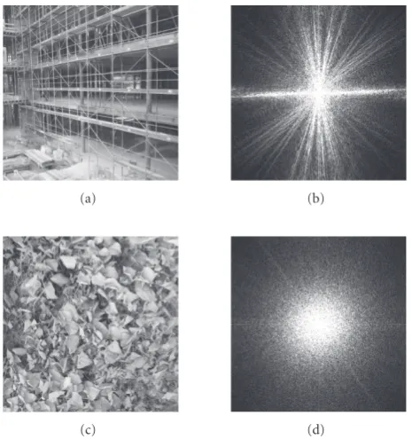 Figure 10: Our algorithm works best on images with strong fre-quency content in a number of directions ((a) and its Fourier trans-form (b))