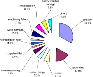 Figure 11: Average Distribution of Incident Types in Wuhan Port (2000-2004) 