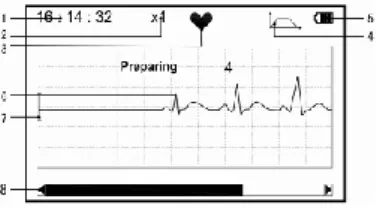Figure 3-4 Measuring Screen    On-screen display: 