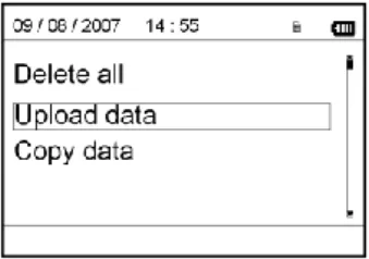 Figure 3-16 Data Management Screen 