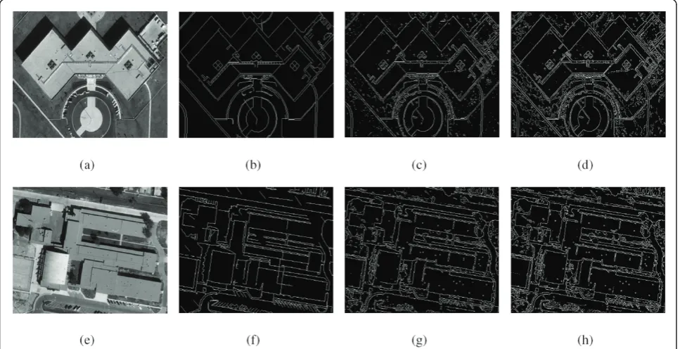 Figure 9 Graphical estimation of the optimum CT for theKappa coefficient “Woods” aerial image when applying (a) the “ROC analysis” (b) “Weighted” approach with r = 0.70.