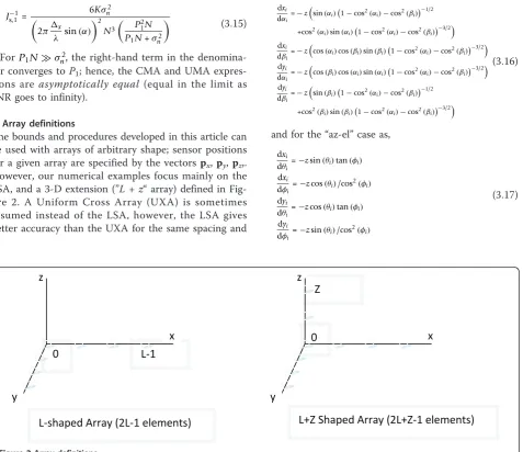 Figure 2 Array definitions.