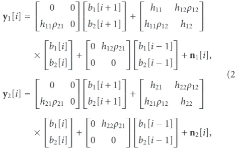 Figure 4: Cross correlations, ρ12 and ρ21.