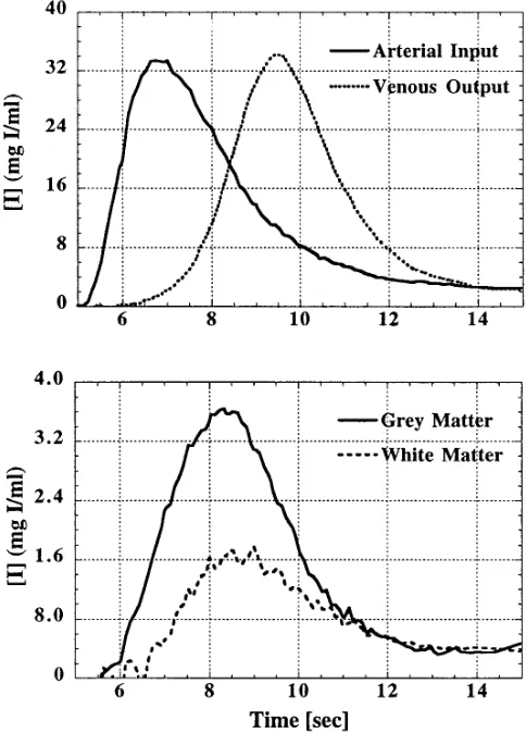 Fig 2. A representative set of time–concentration curves for