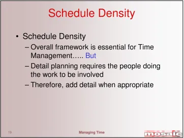 Figures © Guide to Good Practice in the Management of Time in Complex Projects 