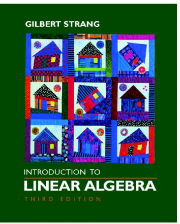Figure 4.7. The cover of Gilbert Strang’s textbook shows a quilt by Chris Curtis.
