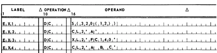 Table 2-1. When a length factor is specified by the programmer, no alignment is provided