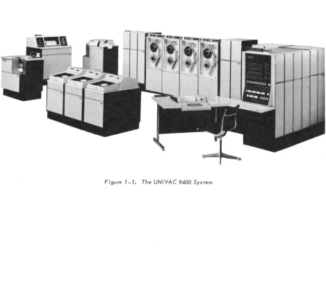 Figure 1-1. The UNIVAC 9400 System 