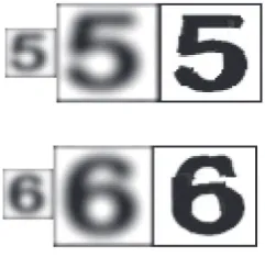 Figure 8: Left image is the input to the system. Center image issharpened using deconvolution methods and then zoomed usinginterpolation methods