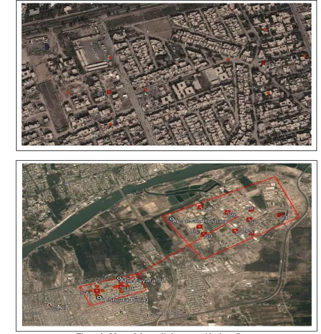 Figure 2 . Maps of the studied area outside the refinery.