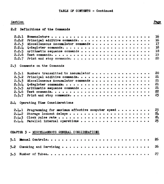 TABLE OF COITErlS - Continued 