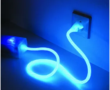 Figure 3.1. Erratic Appliances, power aware cord gets brighter when more electricity flows through it 