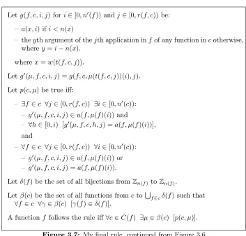Figure 3.7: My ﬁnal rule, continued from Figure 3.6