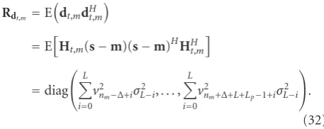 Figure 2 shows the bit error rate (BER) performanceMLof (the iterative block) Equalizer III [13the proposed channel estimator for OFDM systems, as afunction of the signal-to-noise ratio (SNR), which is deﬁnedas SNRLpilot in each cluster