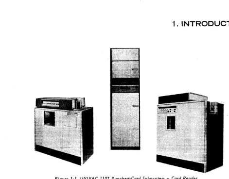Figure 1-1. UNIVAC 1107 Punched-Card Subsystem -