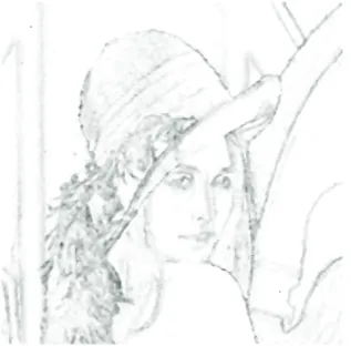 Figure 1: Pixel-wise S-estimation of the variance for Lena imagecorrupted with 15% of mixed impulse noise.