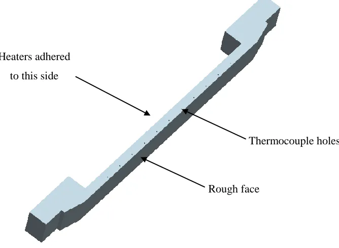 Figure 25. Solid Model of Roughness Test Piece  