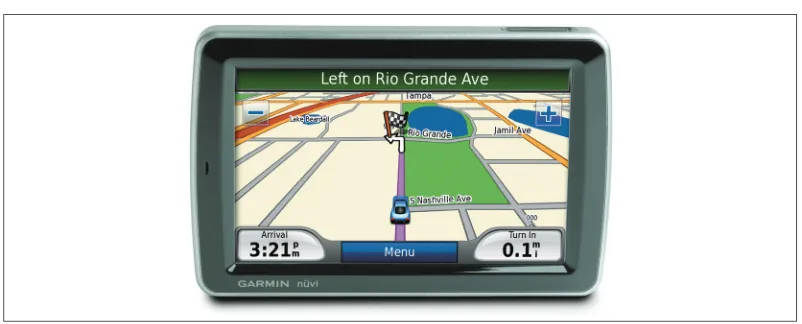 Figure 7: An example of tilted 2D maps c⃝Garmin Ltd [25].
