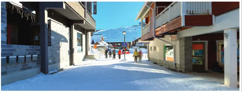 Figure 10: An example of panoramic street views (www.leviskyview.ﬁ) c⃝Flycam Inc [22].