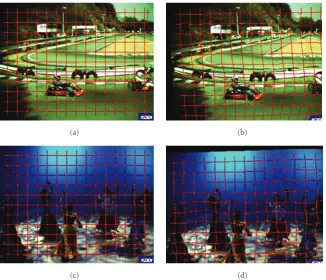 Figure 9: Frame warping using TPS.