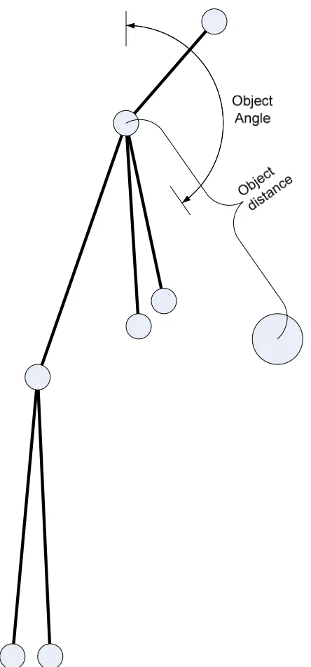 Figure 4: Person-object activity angle and distance features 