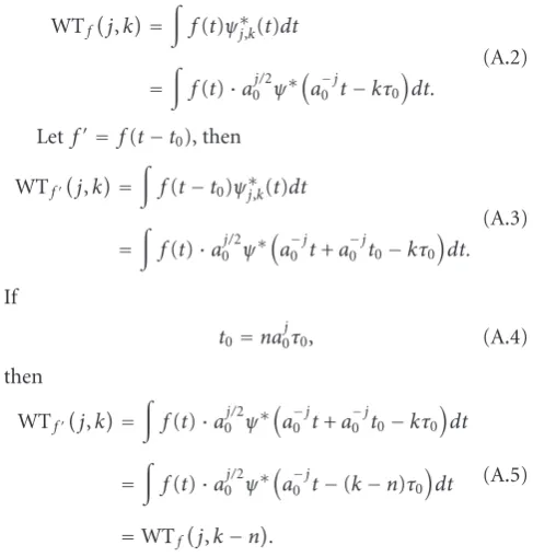 Table 5.that is, the audio signal is shiftedcondition (A.4) we get