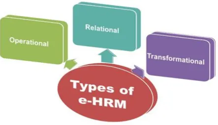 Figure 3.2: Types of e-HRM 
