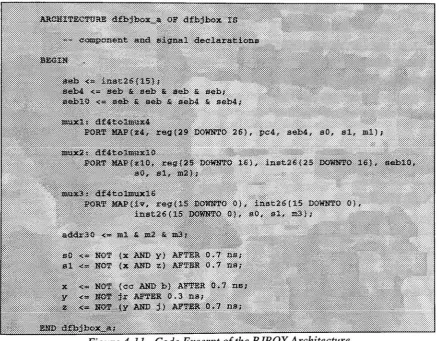 Figure 4-77. Code Excerpt of the BJBOXArchitecture