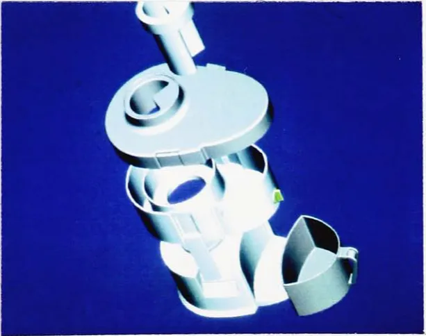 Figure 7.Exploded view of solid-model parts.