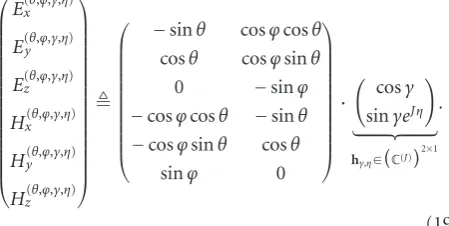 Figure 2) and polarization of an EM signal, respectively,