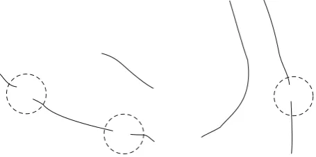 Figure 5: Examples of union relationships. Some of the vesselspresent discontinuities leading to diﬀerent segments