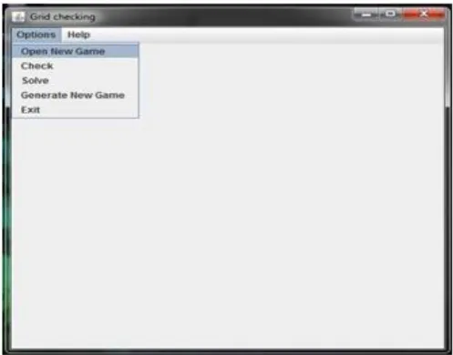 Figure 4 : Message box showing the inconvenience in loading the game  