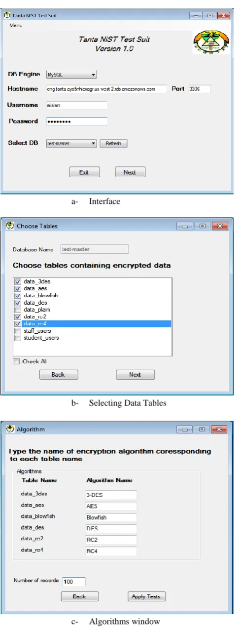 Figure 12: Proposed Evaluation Software 